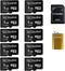 Cloudisk Pack of 10 Micro SD Card 1GB Flash Memory Card C4 with