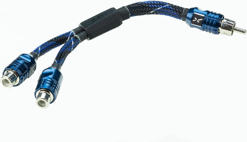 Scosche EFX Delta 1M-2F Twisted Multi-Core RCA Y-Adapter