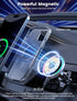 MOKPR for MagSafe Car Mount Charger, Wireless Magnetic Car Phone Holder for iPhone 15/14/13/12 Series with QC 3.0