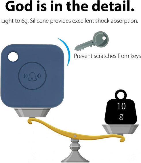 Silicone Case for Tile Mate 2020 & 2018 - 2 Pack Anti-scratch Protective Cover with Keychains and Carabiner