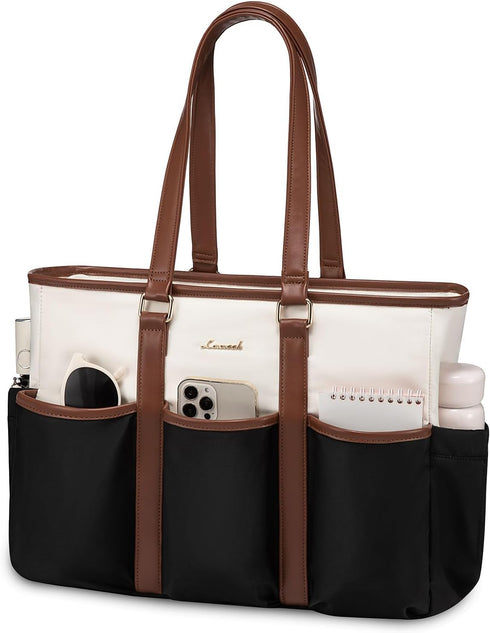 LOVEVOOK Teacher Tote Bag for Women Work, Nurse Laptop Bag for Women, Utility