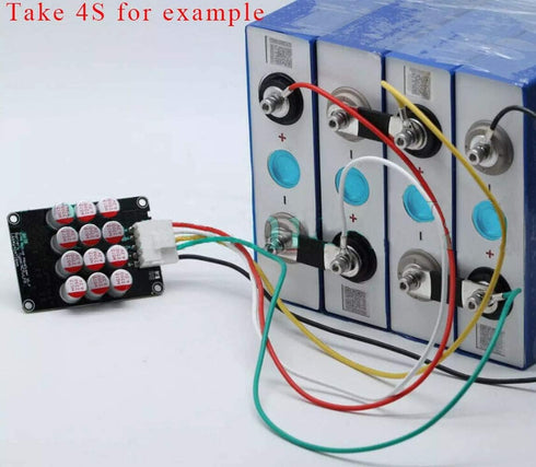 3S 4S 12V 5A Battery Active Equalizer BMS Balancer for Lipo Li-ion LFP LiFePO4 Lithium Battery Balance Module