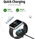 E ECSEM 2Pack Charger for iTECH Fusion 2, 3.3ft Replacement USB Charging Cable for SmartWatch Charger Dock Adapter.