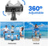Fotopro Phone Tripod Mount Cold Shoe Rotatable Universal Cell Phone Mount Adapter for Monopod Selfie Stick Desktop