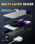 CaseBorne Protective Case for iPhone 15 - Compatible with MagSafe, Slim Yet Rugged with Tempered Glass Screen Protector