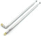 E-outstanding 1 Pair AM FM Radio Universal Antenna, 62.5cm 24.6" Length 4 Section
