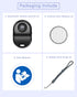 Wireless Remote for iPhone Camera, Bluetooth Remote Capture for Perfect Moments Hands-Free, Works with Smartphones and