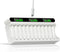 Mspalocell 12 Bay AA AAA Battery Charger, USB High-Speed Charging, Independent Slot, for