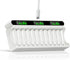 Mspalocell 12 Bay AA AAA Battery Charger, USB High-Speed Charging, Independent Slot, for