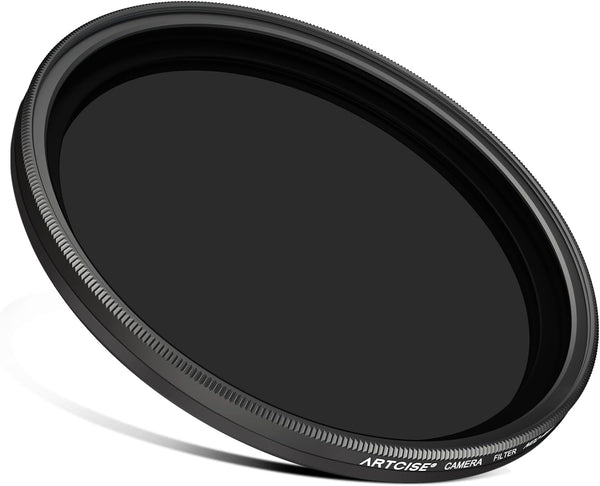 ARTCISE ND2-400 Variable ND Filter HD Optical Glass, Anti-Glare, Ultra-Thin Frame, Precision Threads,