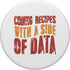 Coder Programmer Coding Recipes with a Side of Data PopSockets Standard PopGrip