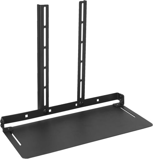 VIVO 13 inch Over Under VESA Monitor Shelf Mount, Fits VESA 75mm, 100mm, 200mm, Holds Media Devices, Speakers, and