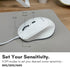 Macally USB C Mouse Wired, Comfortable and Precise USB Type C Mouse for Macbook Pro/Air, iMac, Mac Mini/Pro, iPad