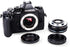 Camera Rear Lens Cap & Body Cap Cover for Olympus OM-5 OM-1 E-M10 Mark IV III E-M5 Mark III II E-M1 Mark III II E-PL9