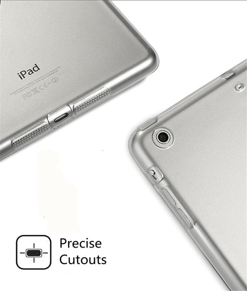 iCoverCase for iPad Mini 1/2/3 Clear Case - Ultra-Thin Transparent Soft TPU Back Cover