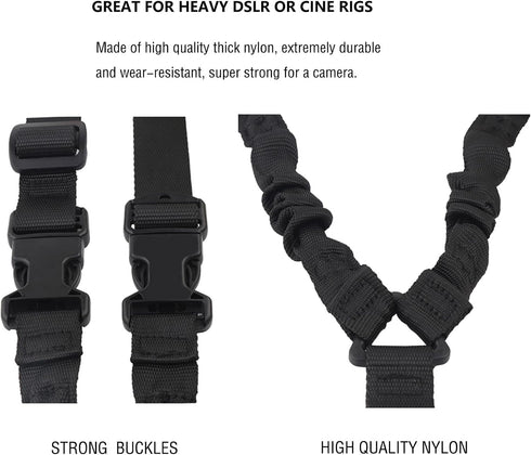 Rigdance 1/4 Universal Camera Shoulder Strap Neck Lanyard with Screw for DSLR SLR Cameras, Compatible with Canon