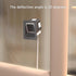 Angled Window Mount for Wyze Cam v4/v3, 20 Degrees Tilt, Through Window Use, Black, Helps Watch Front Yard