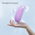 TENMOS M18 Bluetooth Mouse, USB C Rechargeable Wireless, Triple Mode (Dual Bluetooth+USB) - Purple