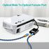 EMK 1x2 1 2 Optical Splitter - In Out Digital Audio Splitter - Compatible With Home Theater, Sound Bar, TV, Blu-ray