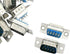 uxcell 20Pcs DB9 Connector 9 Pin D-Sub Male Solder Connector, Gold Plated Joints