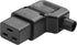 JSADZKJ Right Angle IEC320 C19 AC Power Adapter,16A/250V C19 Removable DIY Plug Connector,90