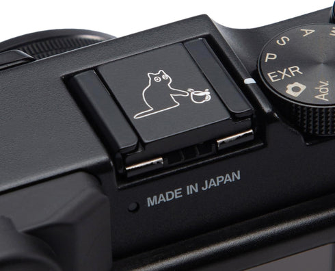 Set X100VI X100V X-M5 X-E5 X-T4 X-T3 (CAT-01-Hot Camera Metal Hot Shoe Cover Shutter Buttons Protector for Fujifilm