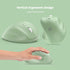 Ergonomic Wireless Mouse with USB Receiver - for PC Computer, Laptop and Desktop, Ergo Vertical Mouse with Silent