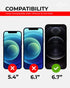 LIQUIPEL Safeguard Tempered Glass Screen Protector for Apple iPhone 12 Pro Max
