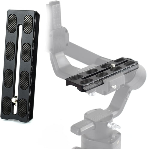 Aluminum Quick Release Plate 120mm for DJI Ronin SC Gimbal - Arca-Swiss Compatible