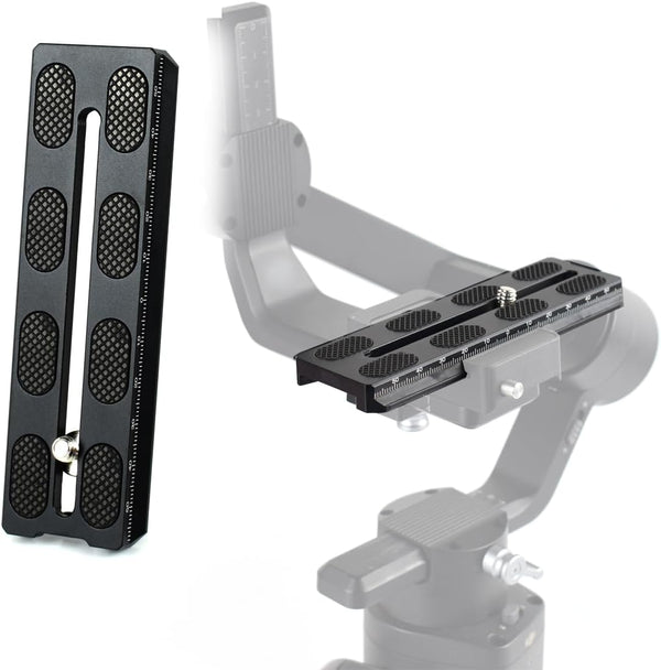 Aluminum Quick Release Plate 120mm for DJI Ronin SC Gimbal - Arca-Swiss Compatible
