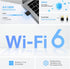 TP-Link Nano USB WiFi 6 Adapter for PC, AX1800 Dual-Band Wireless Network Transceiver for Desktop, Supports Windows