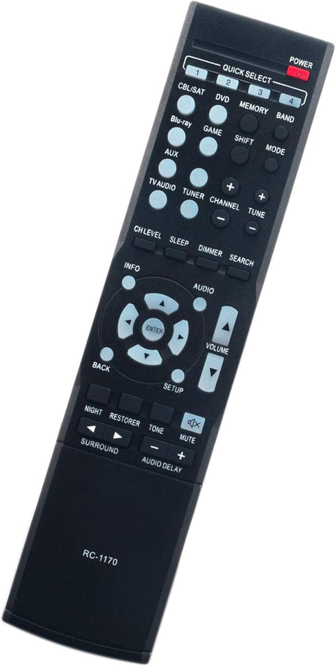 RC-1170 Replacement Remote Control for Denon AV Surround Receiver AVR-1513 DHT-1513BA