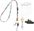 WK IEASON Lanyard Neck Strap Keychain, ID Holder, Keyring, Keys Badge Holder, Phone Camera Strap Holder, Pen Holders