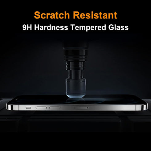 16 6.3inch 2 Pack OneFish for iPhone Pro Tempered Glass Screen Protector Auto Dust-Elimination Easy Installation