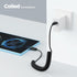 Cable Matters USB to USB C Coiled Cable with 3A/15W Fast Charging 1-4 Feet, Support Apple CarPlay, Android Auto, Coiled USB A to USB C Cable, for iPhone 15/15 Pro/15 Plus/15 Pro Max, Galaxy S23, iPad