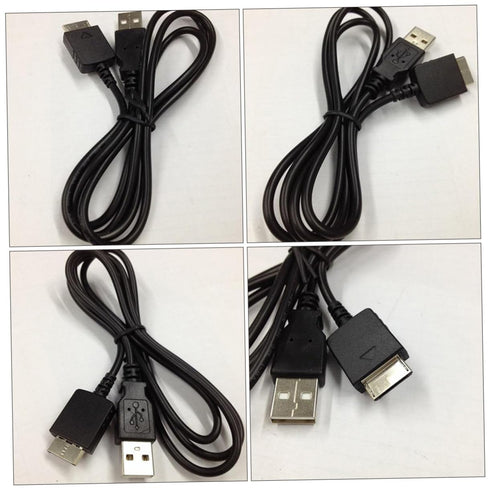 2pcs Player Charger Cable Compatible -nwmu USB Data Wire Cord for Media Player Professional Design for Easy Use