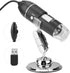 USB Microscope, 50X-500X 0.3MP LED Magnifier for Computer, Holder for Industrial PCB Checking, Jewelry Appraisal