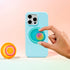 PopSockets Round Phone Grip Compatible with MagSafe, Adapter Ring Included - Boca Aura, Wireless Charging Compatible