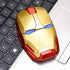 Cool Wireless Mouse, 2.4 G Portable Ergonomic Optical Ironman Wireless Mouse with USB Receiver for Notebook PC Laptop