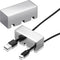 60 mm x 25 mm Cable Holder Clips, Stainless Steel Cord Organizer, Weighted Cable Management Fixture for Desk