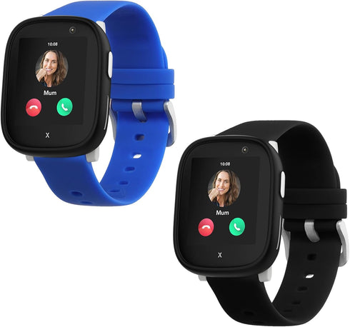 kwmobile Watch Strap Set for Xplora X6 Play, 2x TPU Silicone Fitness Tracker Sports Band