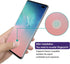 AACL Glass Screen Protector for Samsung Galaxy S10 Plus, 6.4-Inch, 2 Pack, Curved Tempered Glass, Black, Fingerprint