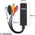 UCEC RCA to USB Converter - USB 2.0 Audio Video Capture Card for PC, Analog to Digital Video Converter
