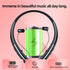 ZHAOGE Headset IPX5 Bluetooth Headphones Neckband, Retractable Wireless Sports Earbuds Noise Cancelling Stereo
