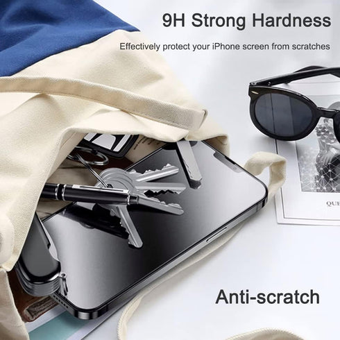 2-Pack Matte Privacy Screen Protector for iPhone 13 Pro Max/iPhone 14 Plus, Anti-Spy, Scratch Resistant, Full Coverage.
