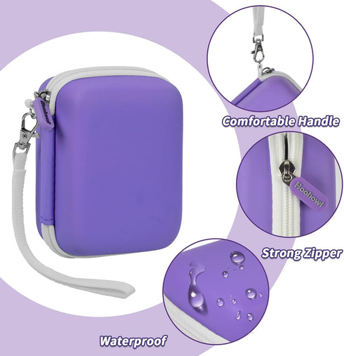 Boobowl Digital Camera Case for Yifecial, EROOLU, Kodak Pixpro, Canon PowerShot, and Sony Kids Cameras (Purple)