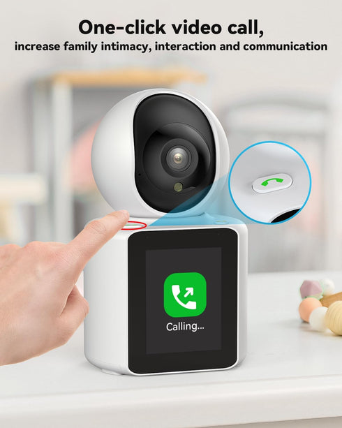 TMEZON Video Pet Dog Camera, Indoor Two Way Wireless Security Camera Monitor 1080P with Phone App, Motion Detection,