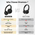 85dBVolume 30H vinamass Kids Bluetooth Headphones,Kids Wireless Headphone with Limiter, Playtime, Adjustable