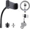 Leenconghui Universal Phone Holder for Ring Light, 1/4"-20 and Hot Shoe Adapter, Flexible