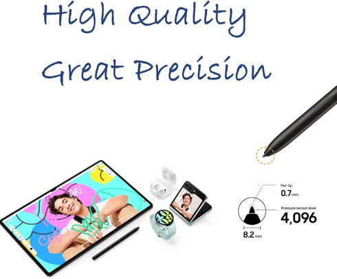 Galaxy Tab S9 Stylus Pen Replacement for Samsung Galaxy Tab S9,S9 Plus,S9 Ultra S Pen,Tab S9+,Tab S9 Ultra,All Versions Stylus Touch S Pen,with Tips and Card Pin(Black)
